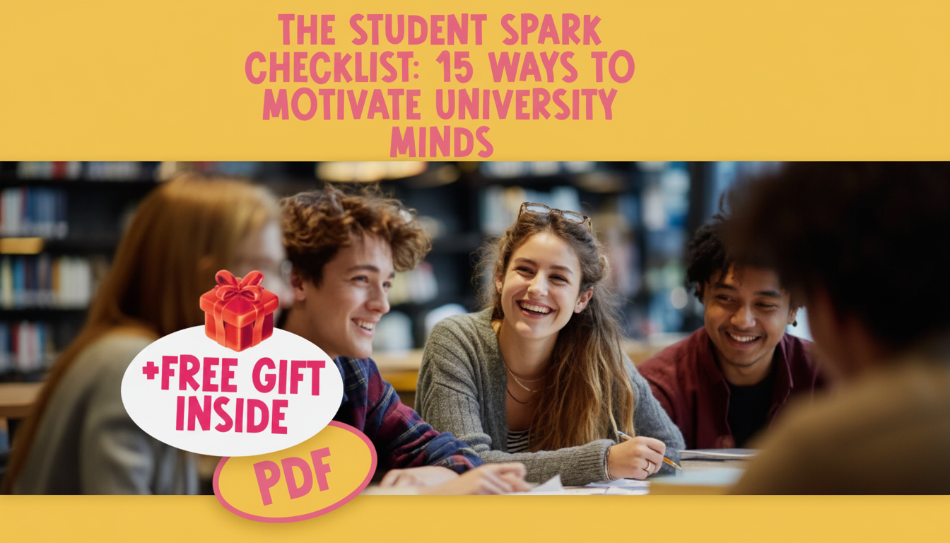 15 Motivation Sparks for University Students (Quick Checklist)