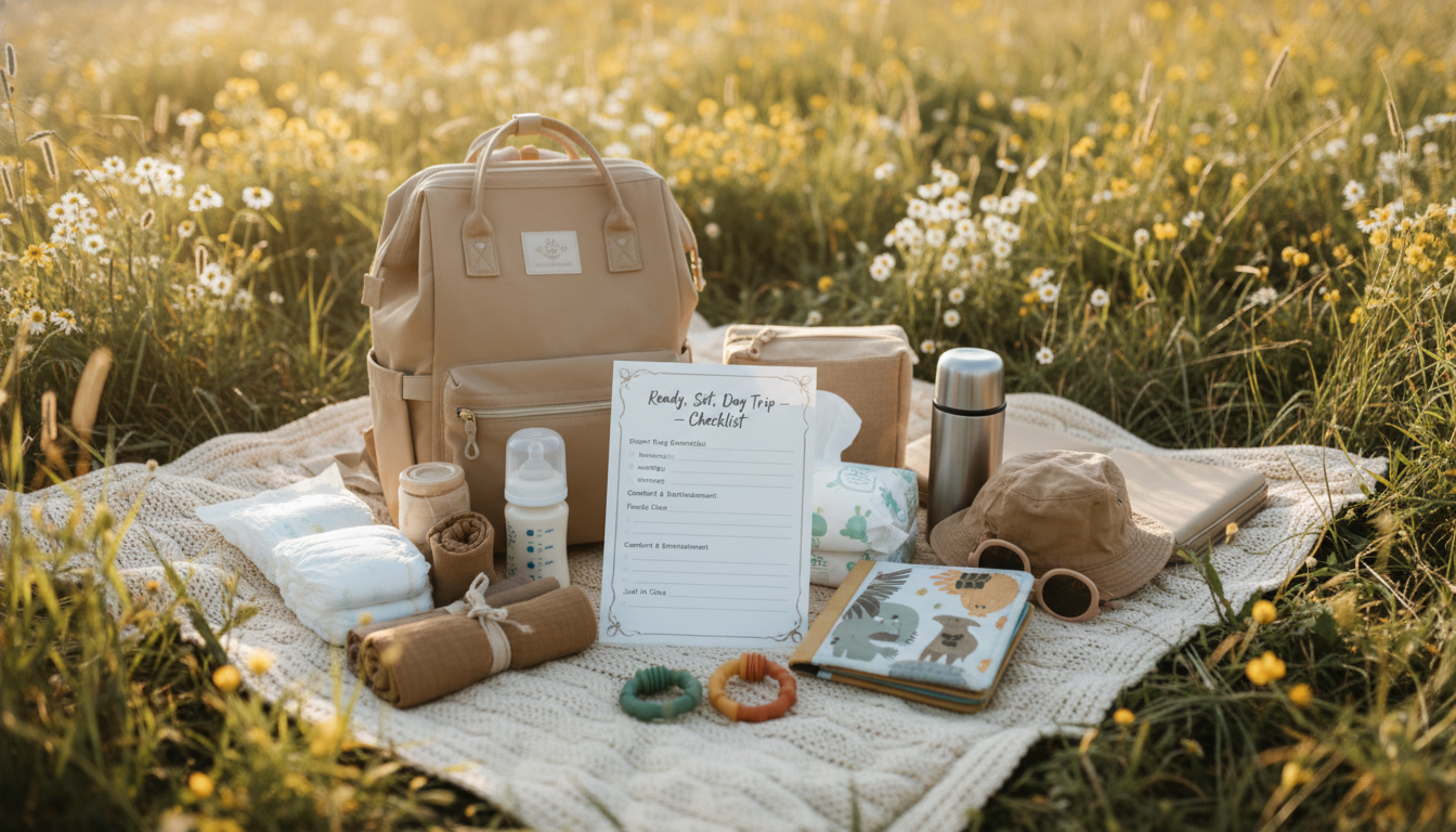 Day-Trip Diaper Bag Checklist: Pack Smart, Stay Calm