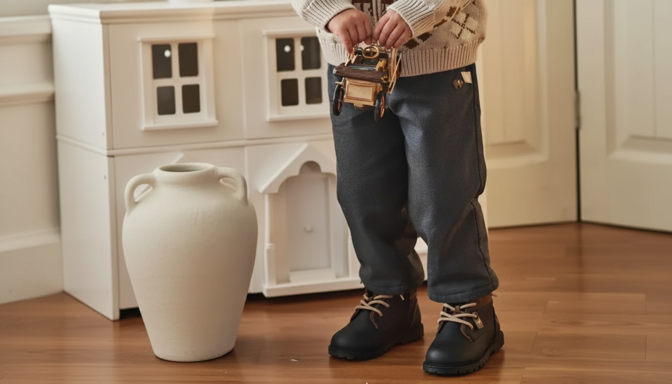 Warm Velvet Cargo Pants for Boys: Straight Fit Guide
