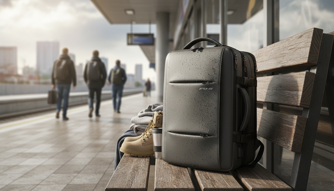 Expandable Waterproof Travel Laptop Backpack: Fit & Pack